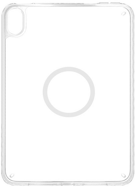 TABLESE MagSafe相容透明磁吸保護殼 iPad mini 6/7 透明 MW-72 + MagSafe相容透明磁吸保護殼, 透明, 1個
