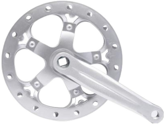 펠레스포츠 46T 48T 생활용 자전거 1단 크랭크 170mm, 1개
