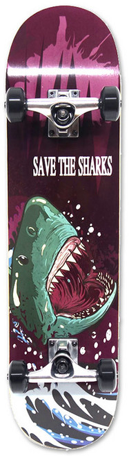 CRONY 兒童款 The New 滑板, 鯊魚, 1個