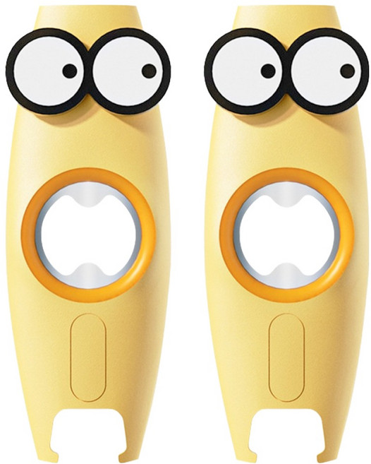 월드크린 다용도 만능 뚜껑 오프너, 옐로우, 2개