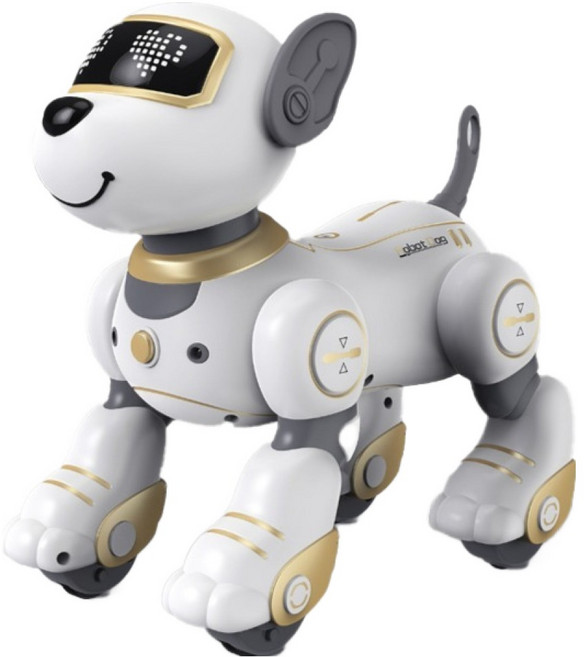 KANGAROO 강아지 로봇 BG1533, 골드, 1개