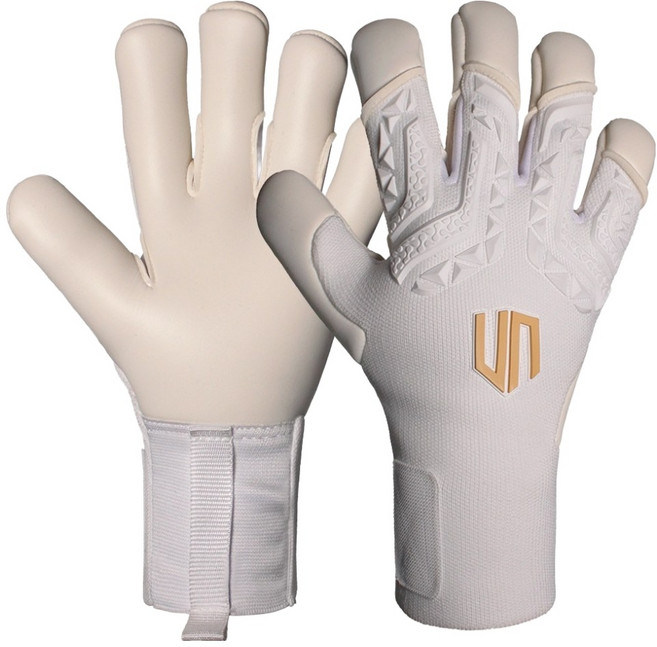 지케이유니온코리아 스키퍼 프로 니트 하이브리드 골키퍼장갑 양손착용 세트 UN2502-920, 화이트골드, 1세트