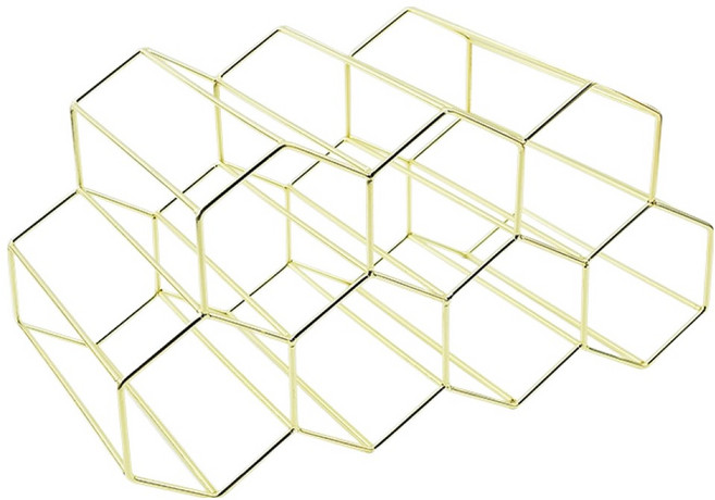 썸즈마인 고급 와인랙 7구, 골드, 1개