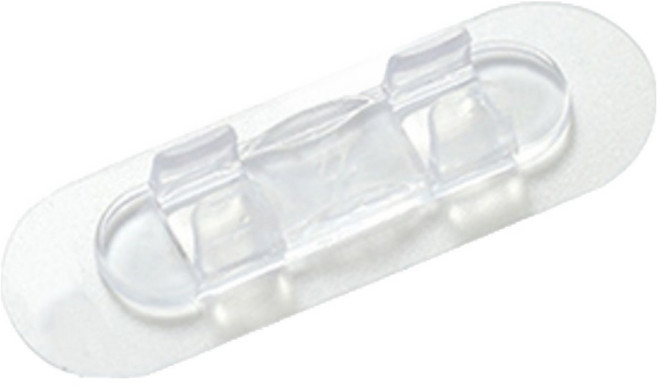 라라공방 접착식 케이블 선정리 클립, 20개, 투명