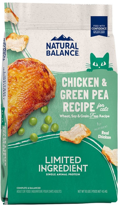 내추럴발란스 고양이 어덜트 LI 레시피 건식사료, 닭, 4.5kg, 1개