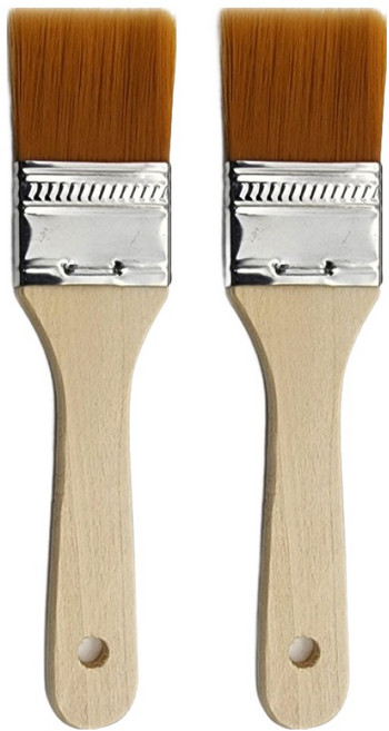 비앤홈 수성 유성 페인트붓 인조모, 2개