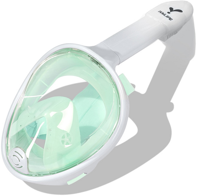 이츠라이프 3세대 키즈 풀페이스 스노클링 마스크, 퓨어민티