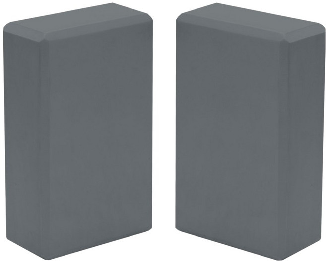 대한 필라테스 EVA 요가블럭, 그레이, 2개