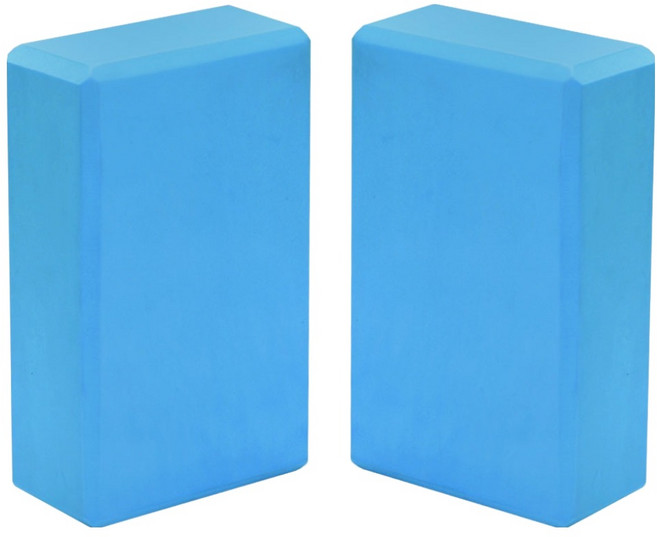 대한 EVA 기본 요가블럭, 아쿠아블루, 2개