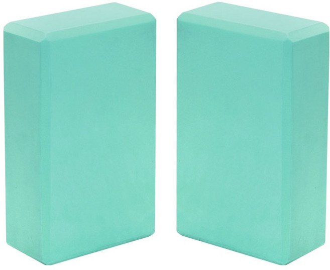 대한 EVA 기본 요가블럭, 민트, 2개