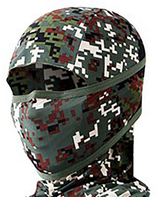 인콘트로 골프 나이스 가드 쿨 바라클라바, 밀리터리, 1개