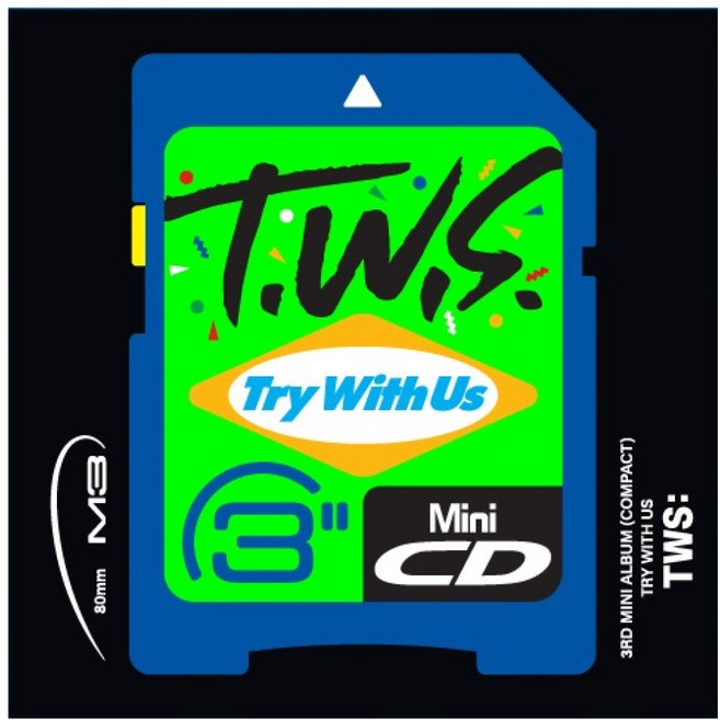 TWS 第三張迷你專輯 TRY WITH US Compact版 隨機出貨, 1CD