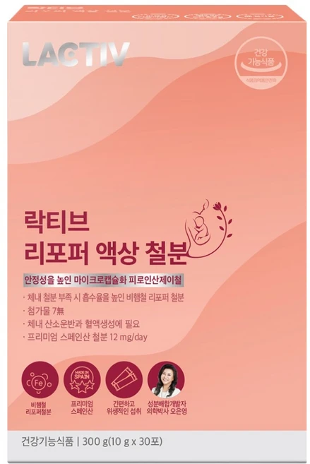 락티브 리포퍼 액상 철분 30p, 300g, 1개 - 쿠팡