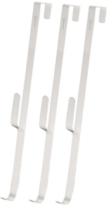 하우스팁 대형 도어걸이 후크, 화이트, 3개