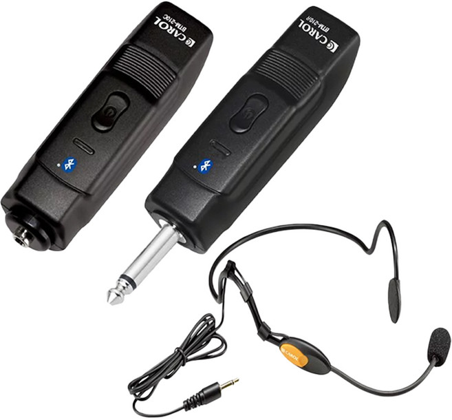CAROL 佳樂 藍牙無線標準款 頭戴式電容麥克風, BTM-210C, 黑色
