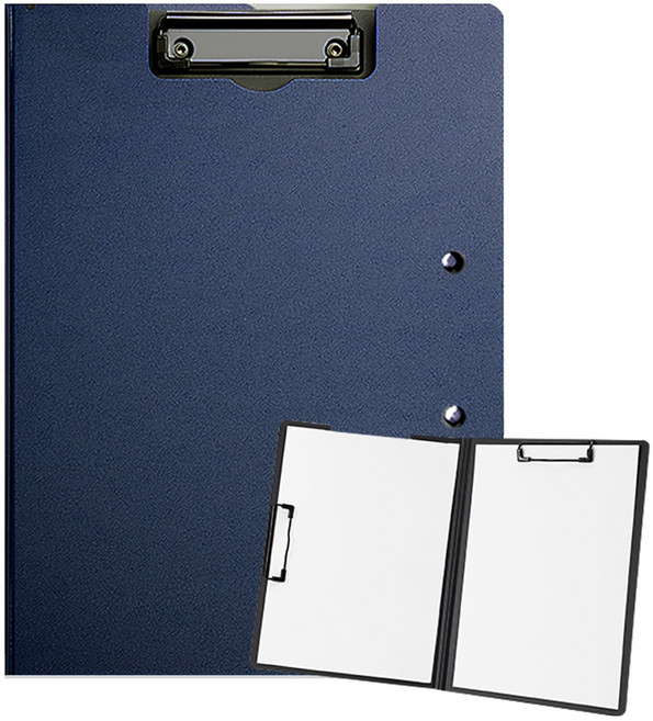 모던앳 A4 양방향 커버형 클립보드, 다크네이비, 2개