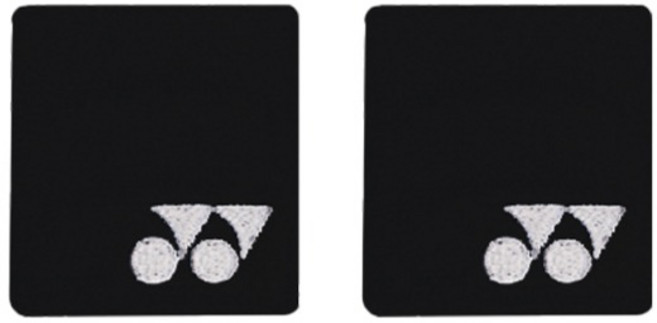 요넥스 2024 손목밴드 249BN002U, 블랙, 2개