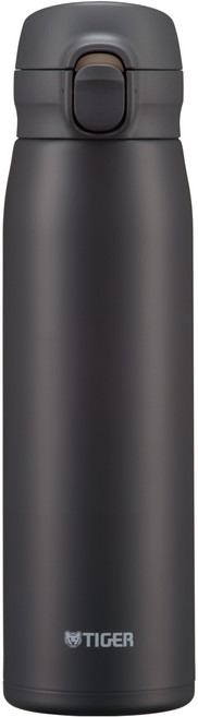타이거 수퍼클린 원터치 진공 단열 보온보냉 텀블러 MKR-W060, 램프 블랙, 1개, 600ml