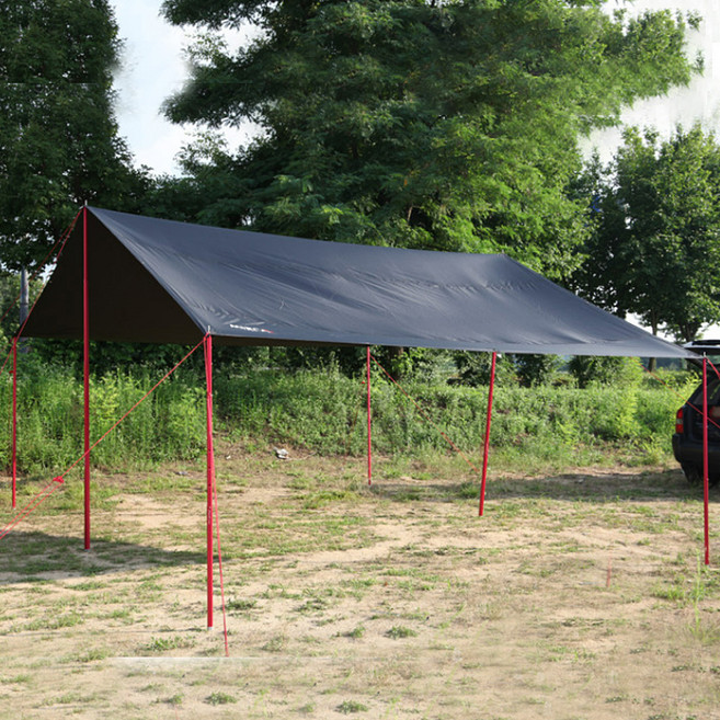 미르카 블랙코팅 600D 렉타타프 스킨 세트, 블랙(렉타 타프)