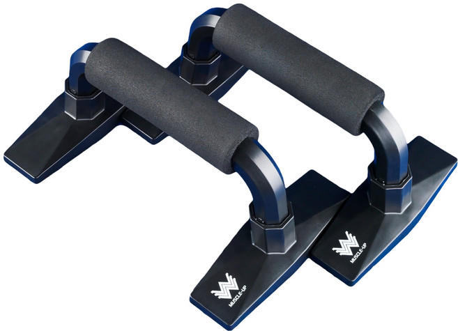 머슬업 근성장월드 프리미엄 논슬립 푸쉬업바 2p, PREMIUM PUSH-UP BAR, 블랙