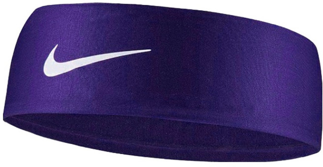 나이키 드라이핏 퓨리 클래식 헤드밴드, 퍼플, 1개