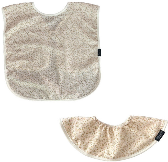 쉐리네뜨 유아용 턱받이 + 엄마 수유 턱받이 세트, 봄새김, 1세트