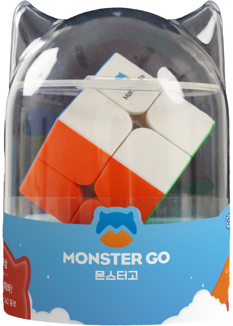 몬스터고 코리아보드게임즈 간큐브 2X2 큐브, 혼합색상, 1개