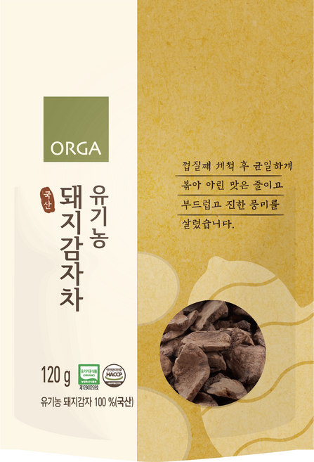 올가홀푸드 유기농 돼지감자차, 120g, 1개, 1개