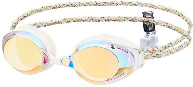 피닉스 성인용 코모도 미러 패브릭 터치안티포그 수경 PN-1200M FB TA, 클리어, 1개