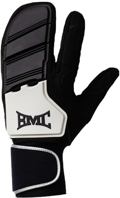 BMC BASEBALL MEMBERS CLUB PRO25 專業滑壘跑壘手套 左手穿戴 BSD-B02, 1個, 黑銀色