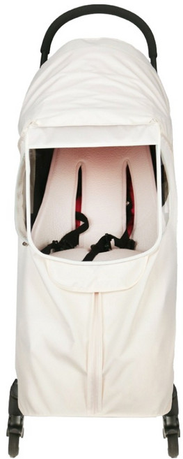 와우베이비 휴대용 유모차 호환 사계절커버, 바닐라크림, 1개