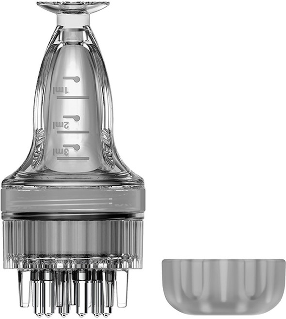 모던앳 두피 마사지 브러쉬 헤어토닉 도포기, 1개, 블랙