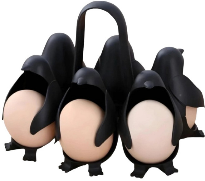 조이더 펭귄 계란삶기 거치대 6구, 1개