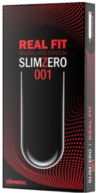 슬림제로 001 리얼핏 콘돔, 8개입, 1개