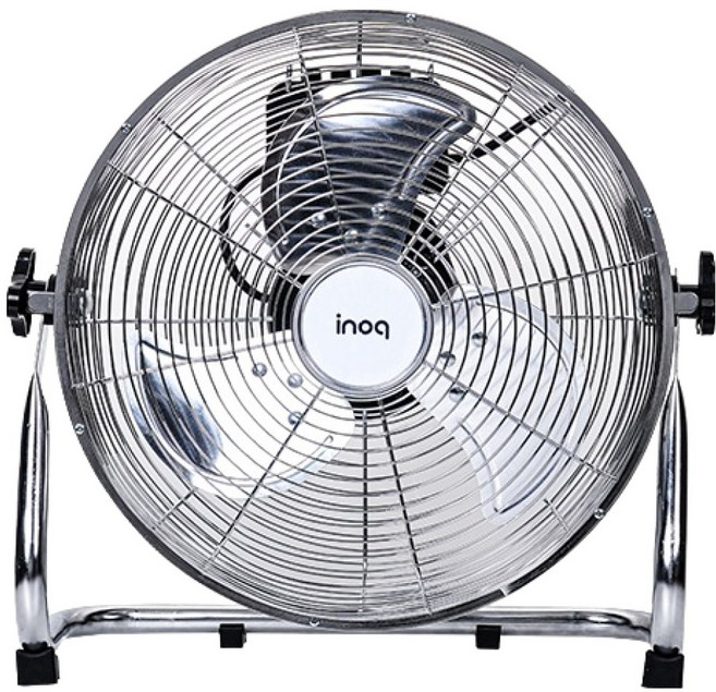 이노크아든 3단 중형 메탈크롬 공업용 업소용 선풍기, IA-BF1400N, 크롬 실버