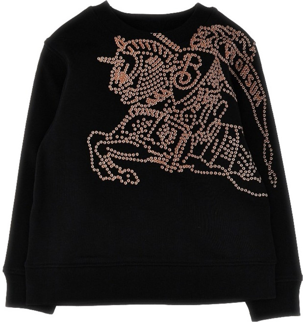 BURBERRY 巴寶莉 兒童抓絨Logo長袖T恤 8091028 A1189
