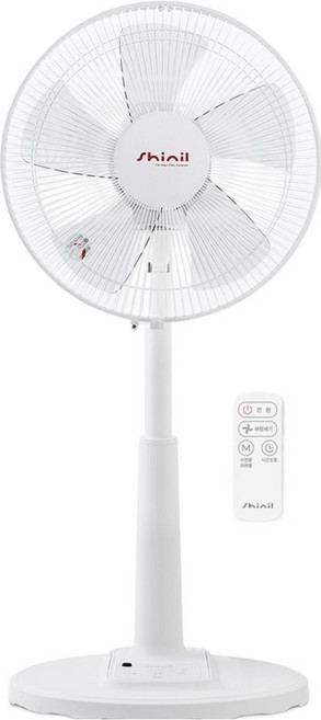 신일 5엽 저소음 리모컨 스탠드형 선풍기, SIF-T12DVA