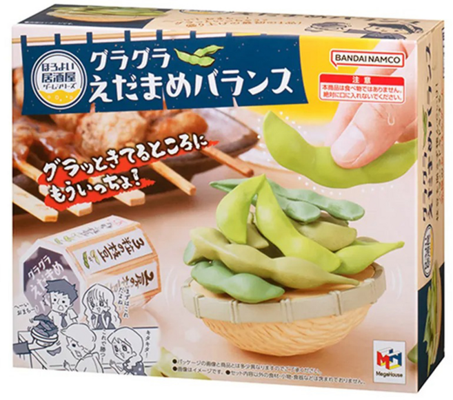 MegaHouse 百萬屋 居酒屋遊戲 毛豆平衡組, 綠色, 1盒