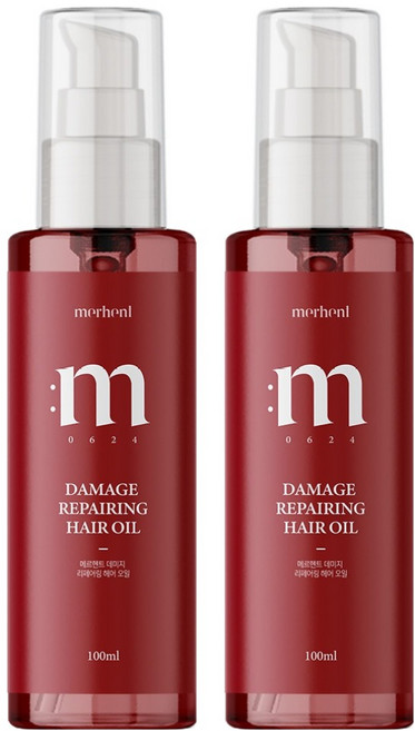 메르헨트 데미지 리페어링 헤어오일, 100ml, 2개