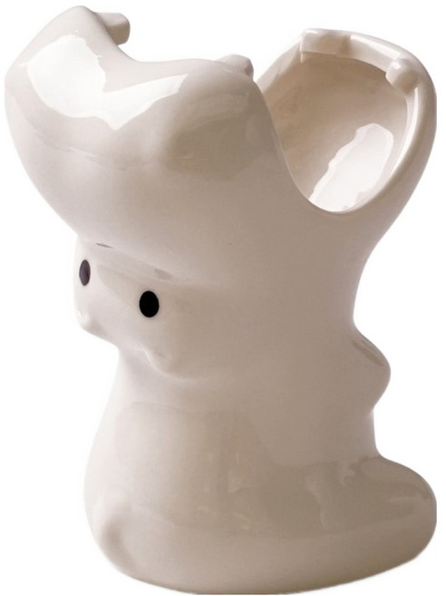 morningscent 아침향기 세라믹 소형 식물 분갈이 하마 화분, 1개