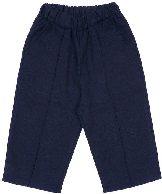 레인보우키즈 아동용 통기성 린넨 핀턱 9부 팬츠