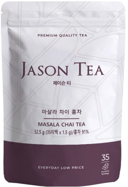 제이슨티 마살라 차이 홍차 35피라미드 티백, 1.5g, 35개입, 1개