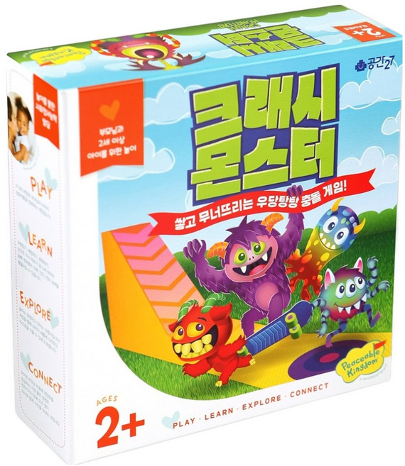 공간27 유아용 크래시 몬스터 보드게임, 1개, 혼합색상