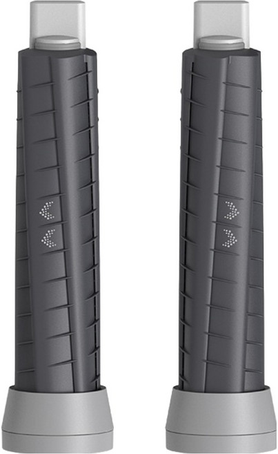 유닉스 디오 폴드 스타일링 배럴 40mm 좌 우 세트, UN-A9300BRI40, 진회색