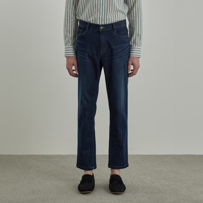 인디안 남성용 베이직핏 데님 바지 MIUDL5M3171