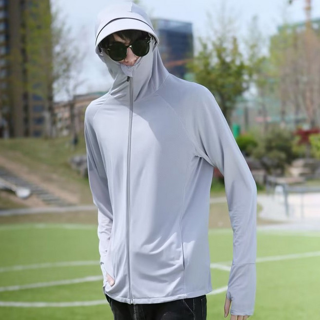 男士連帽棒球帽一體成型超輕量連帽拉鍊防風外套 25S00126
