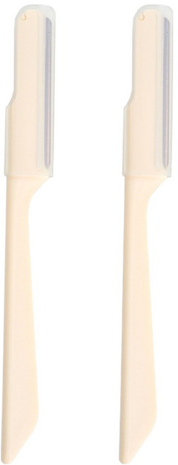 러비쉬 눈썹칼, 2개, 아이보리