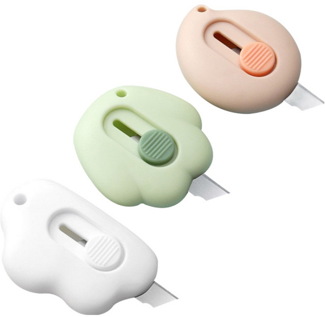 월드크린 휴대용 미니 커터칼, 랜덤 발송, 3개