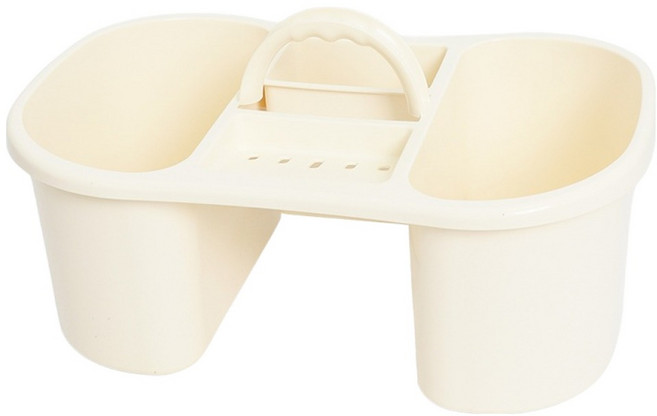 크린메이트 라운드 청소도구함, 랜덤 발송 (아이보리, 그레이)