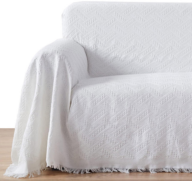 AHOYE 歐風棉麻沙發墊 三人坐墊